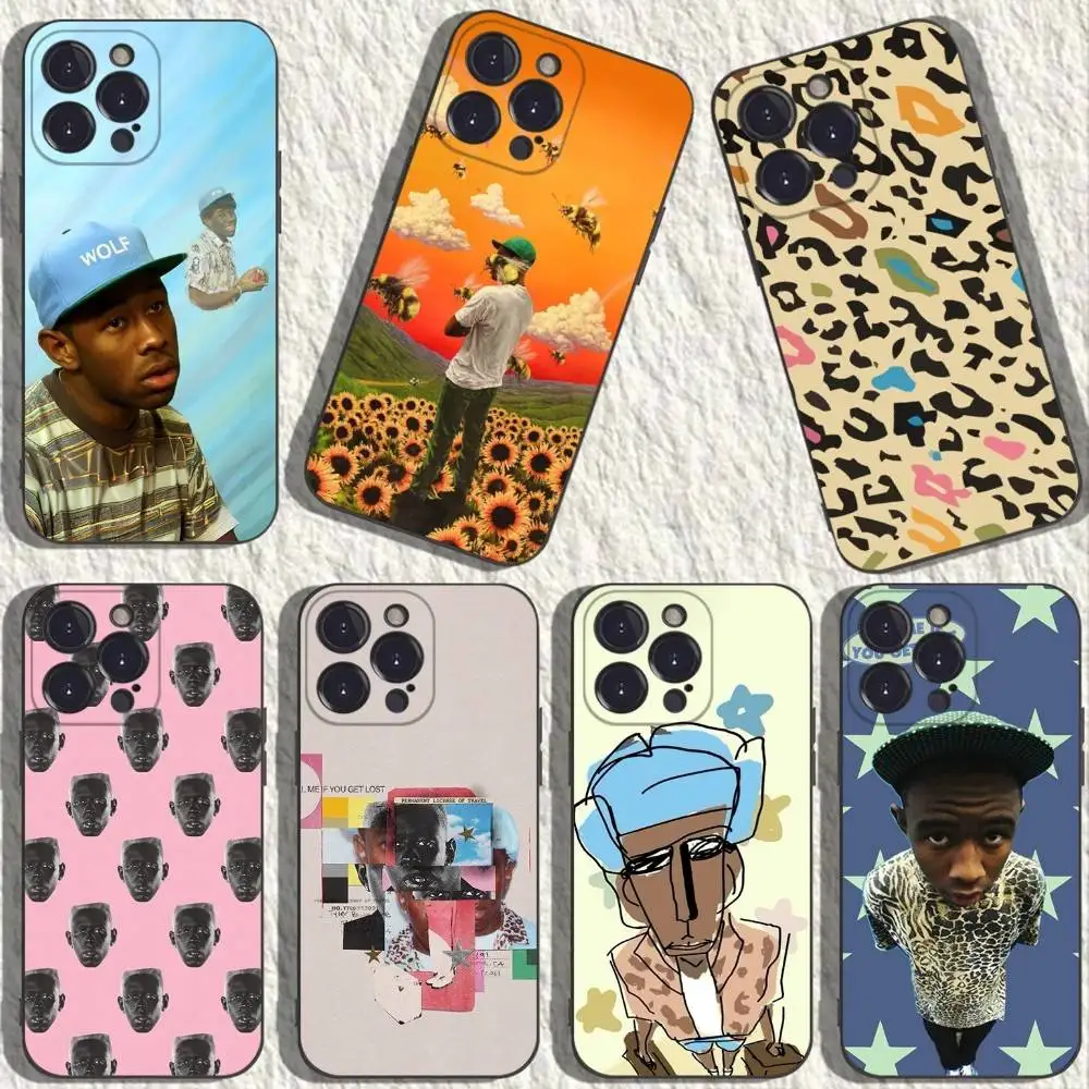 

Funny Tyler The C- Creator Phone Case For iPhone 17,16,15,14,13,12,11,Plus,Pro Max,XS,X,XR,SE,Mini,8,7,Soft Silicone Black Cover