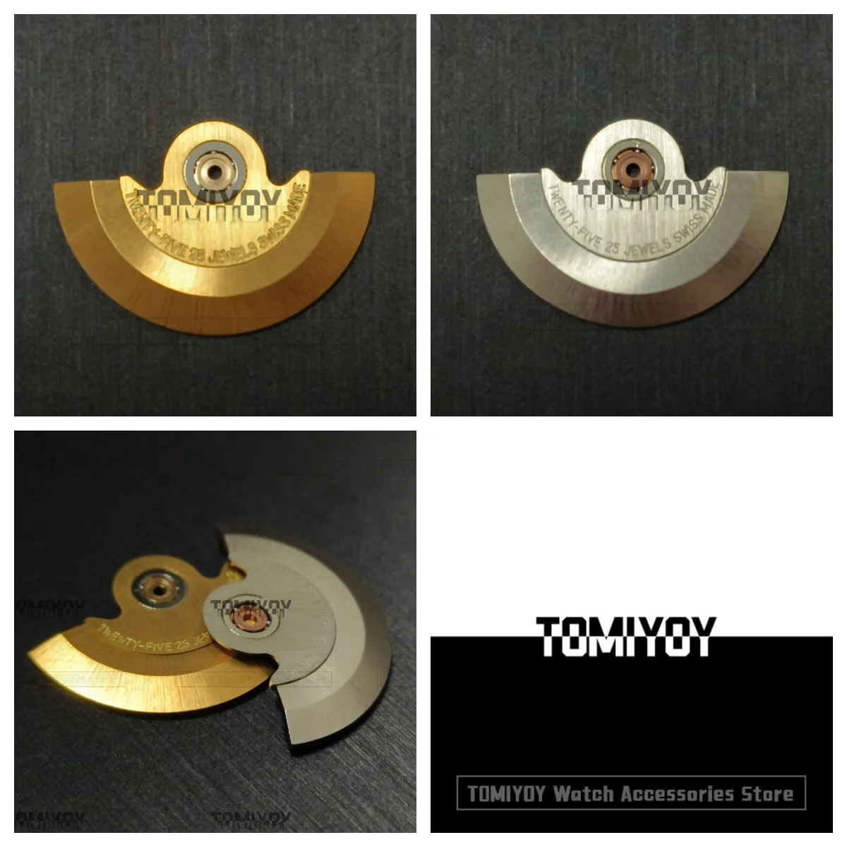 Silver Gold High-quality Automatic Tourbillon Hammer Fit For Rolex 2836 2824 2834 2846 2789 Movement