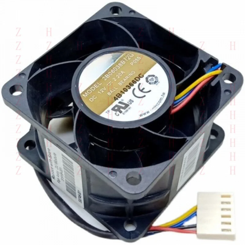 XXZ  for  AVC 2B06038B12G 6038 12V 2.2A 6CM 4 line double ball server violent cooling fan