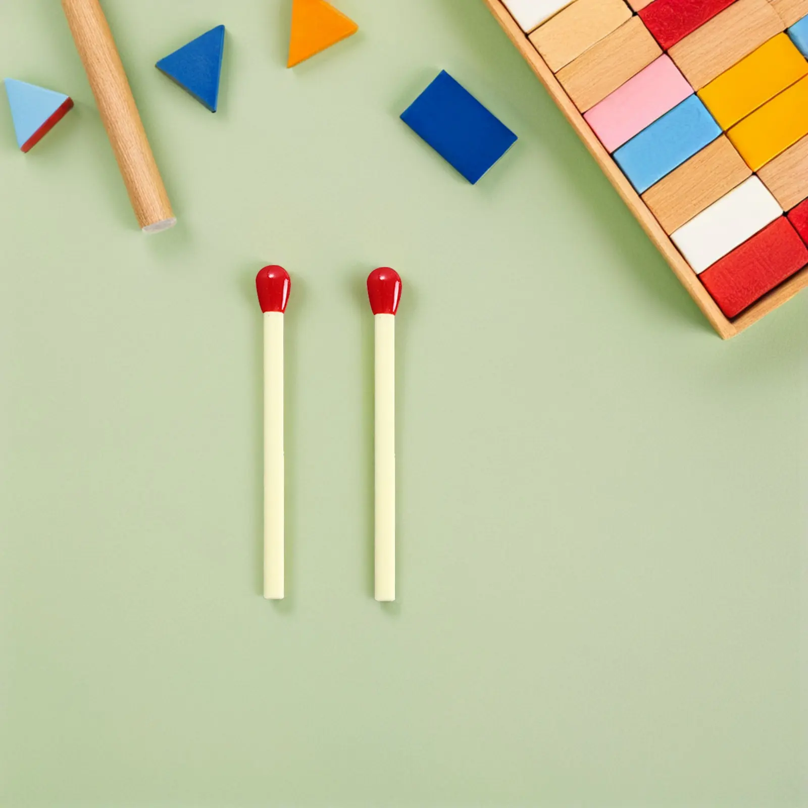 

40Pcs Match Shaped Ballpoint Pens Creative Cartoon Design Portable Writing Pens Unique Writing Stationery for Gifts School