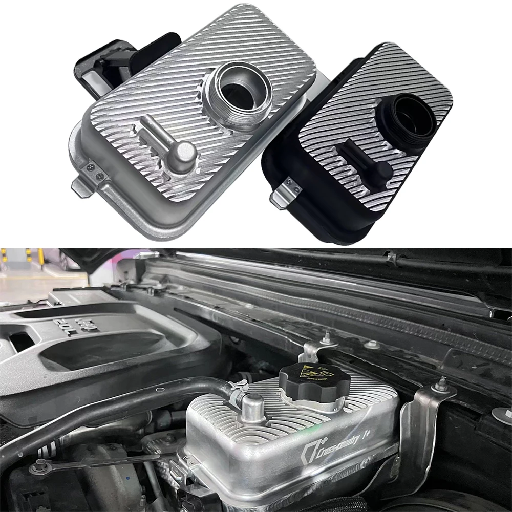 Coolant Auxiliary Kettle Replace Original Car Cistern Explosion-Proof Aluminum Alloy for Jeep Wrangler JL JT 4XE SXMA JL1313