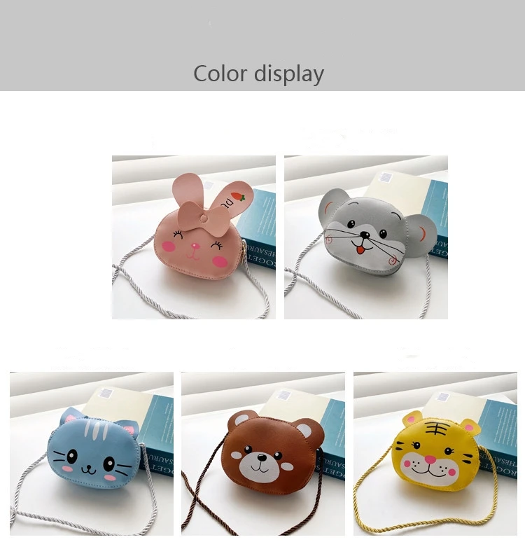 2024 New Children’s Mini Bag Cartoon Fashion One-Shoulder Fashionable Baby Crossbody Bag