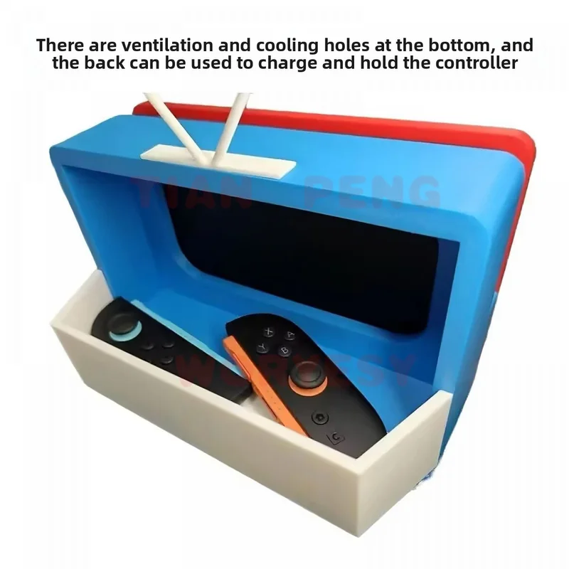For Nintendo (Switch2) game console retro tv docking station Retro styled docking station delivers vivid screen projection