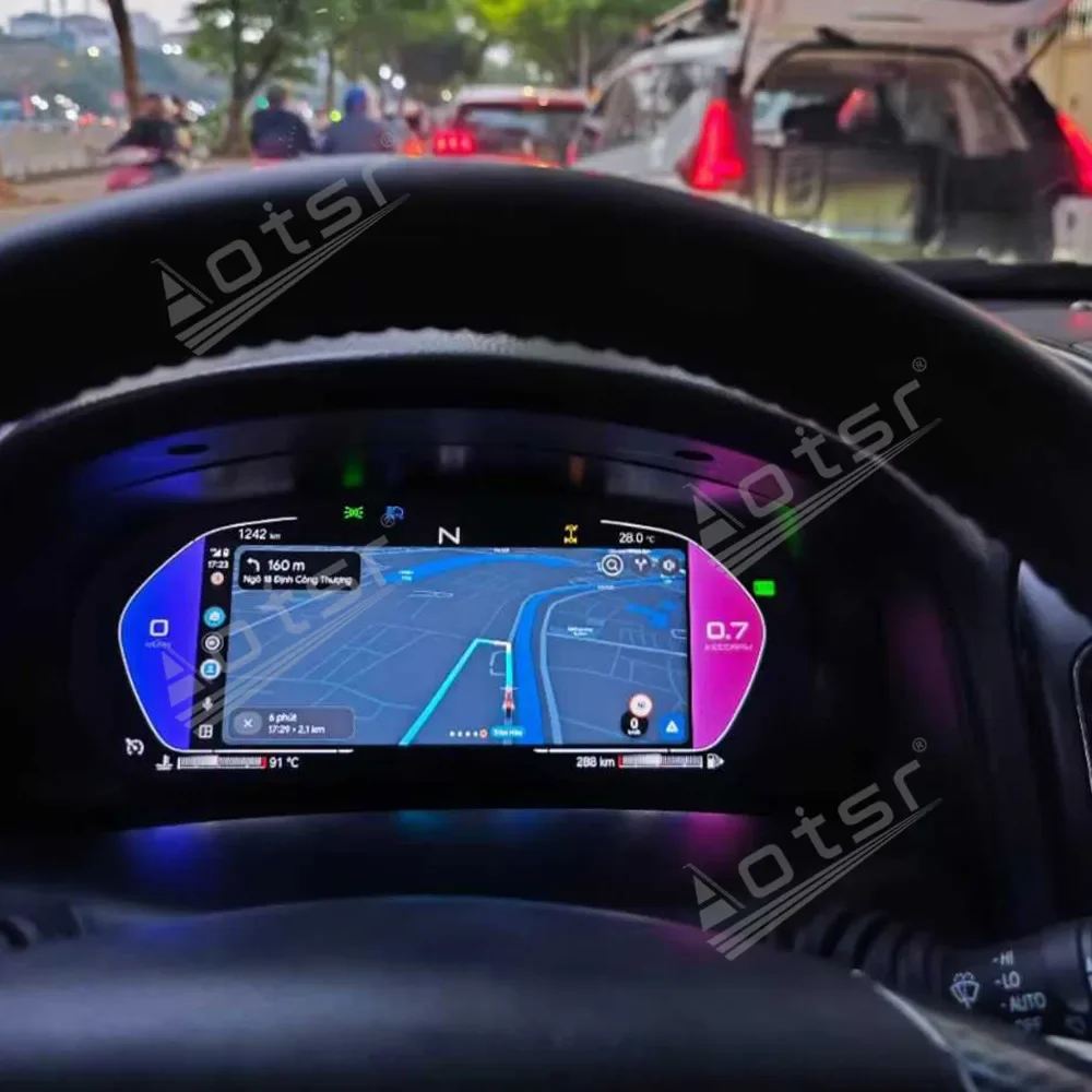12.3 inch Digital Cluster Odometer Screen For Captiva LCD instrument cluster 2013-2017 Virtual Cockpit Speed Meter
