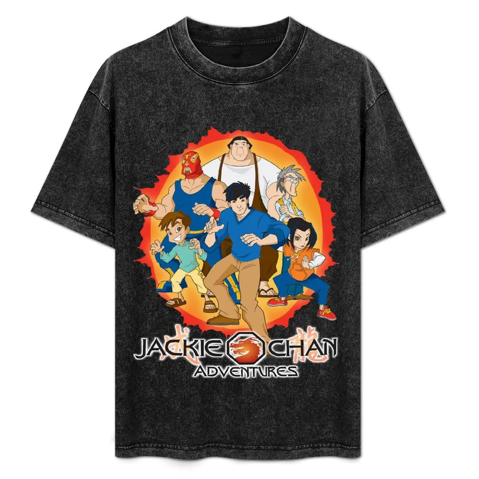 

Jackie Chan Adventures T-Shirt Short sleeve tee cute tops korean fashion customizeds T-shirt men