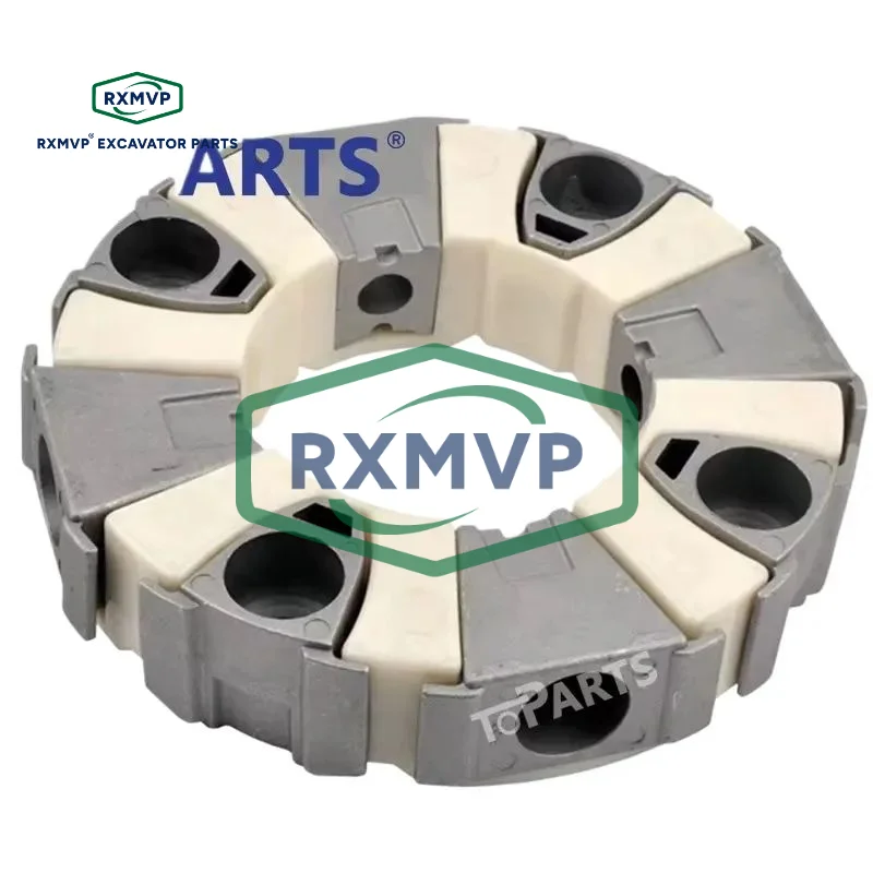 For Kobelco Sk200-3 Excavator 50h Rubber Coupling Assy K3v112 Hydraulic Pump 6d31 Engine RXMVP