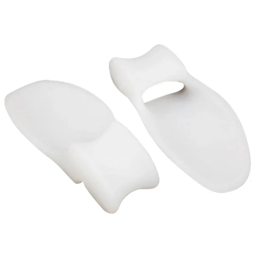 Corrector de pulgar de Gel de silicona, separador de juanetes, Protector de Hallux Valgus, alisador de dedos, ajustador, herramienta para el cuidado