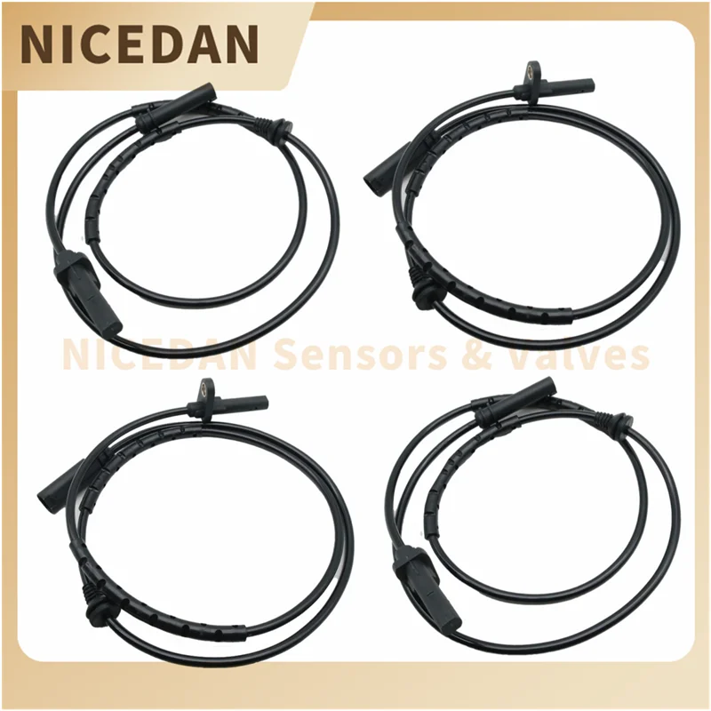 

34526771776 34526771777 4PCS Front/Rear Left Right ABS Wheel Speed Sensor For BMW X5 E70 F15 F85 & BMW X6 E71 E72 F16 F86