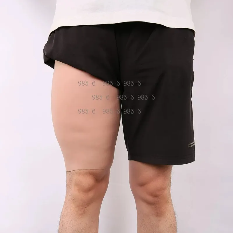 Realistic Fake Rich Leg Silicone Thigh Correctors Thigh Enhancer for Obscuring Leg Scar Birthmark