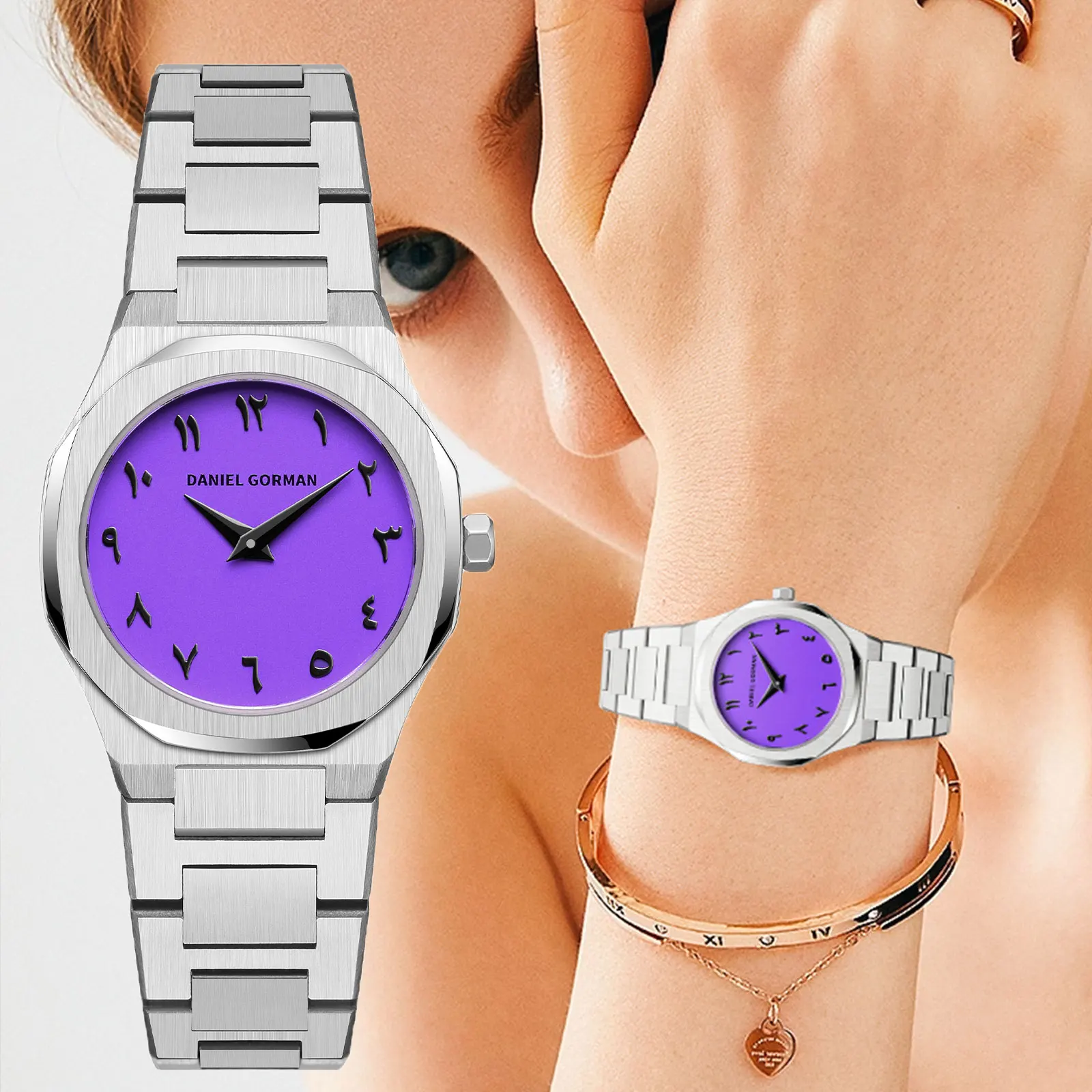 

Ladies Watch Luxury Elagant Classic Fashion ClockBusiness Casual Date Stainless Waterproof Luminous Quartz Women's Watches