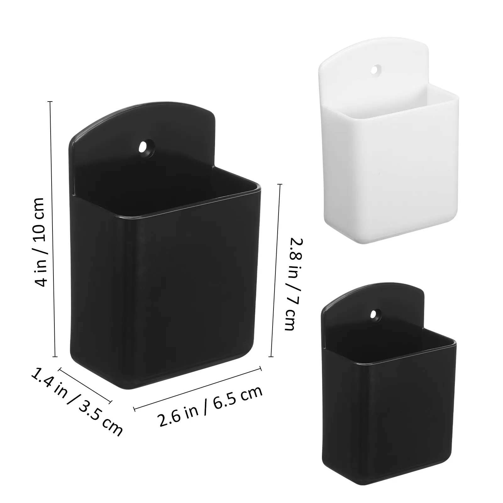 4Pcs Wall Remote Holder Mount Adhesive Sleek TV Controller Organizer for Living Room Bedroom Storage Wall Mount
