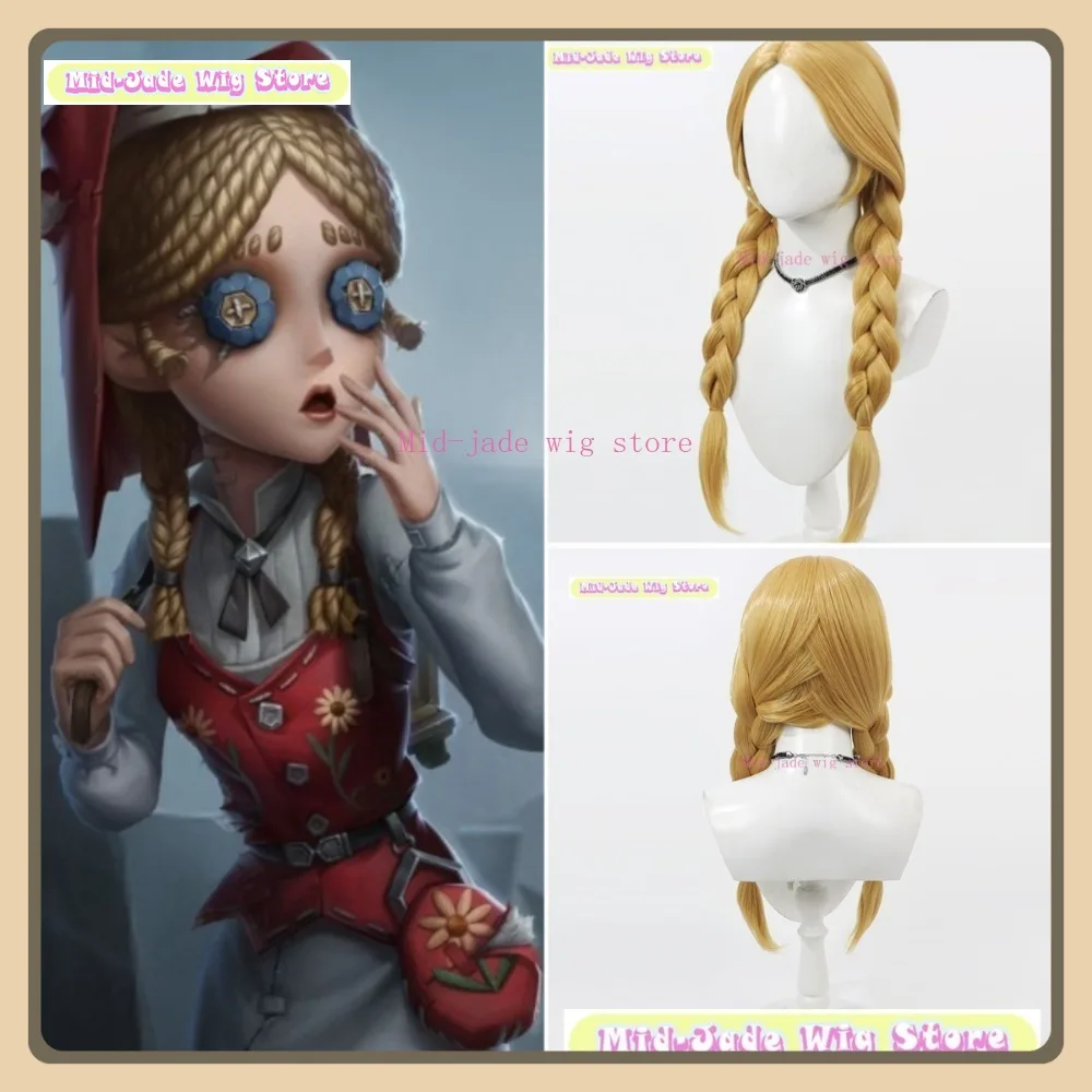 

Mid-jade Wig Store Identity V Anne Lester Cosplay Wig Anime Game Role Playing Synthetic Hair Halloween Party