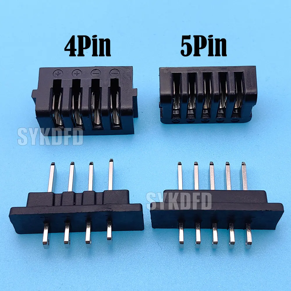 Electric Bike Battery Box Discharge Connector Plug 4/5 Pins Male or Female Battery Base Plate for Hailong Parts Connector Parts