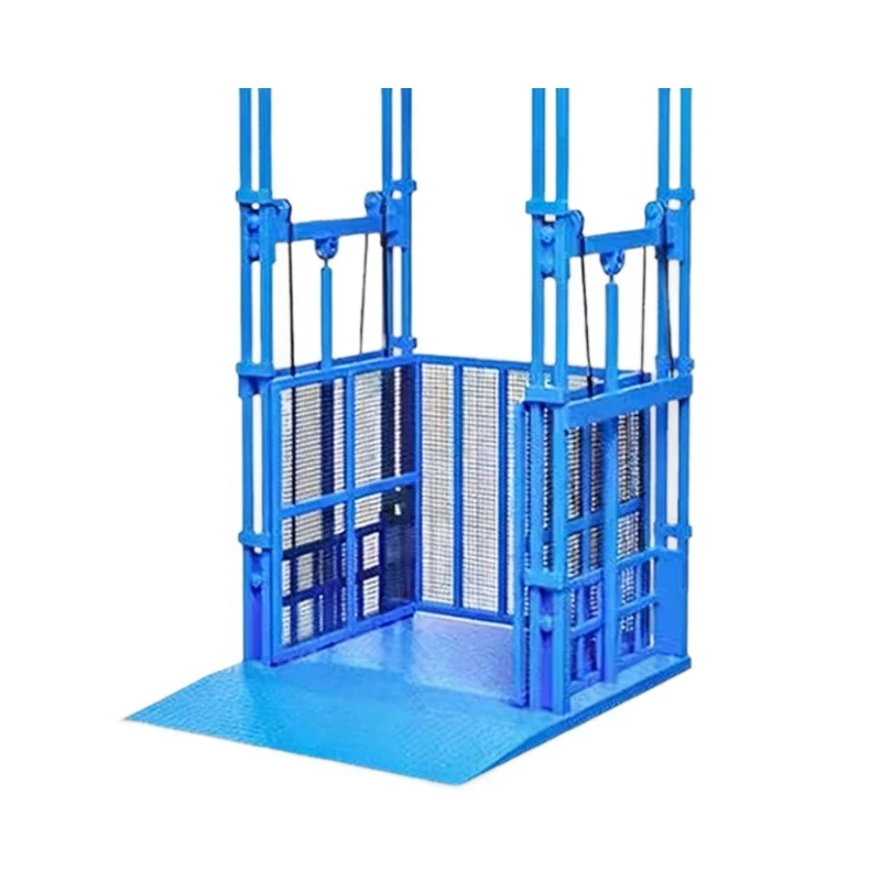 Lift Freight Elevator Warehouse Lift Rail Type Electric Lift Elevator Hydraulic Lifting Operation Platform