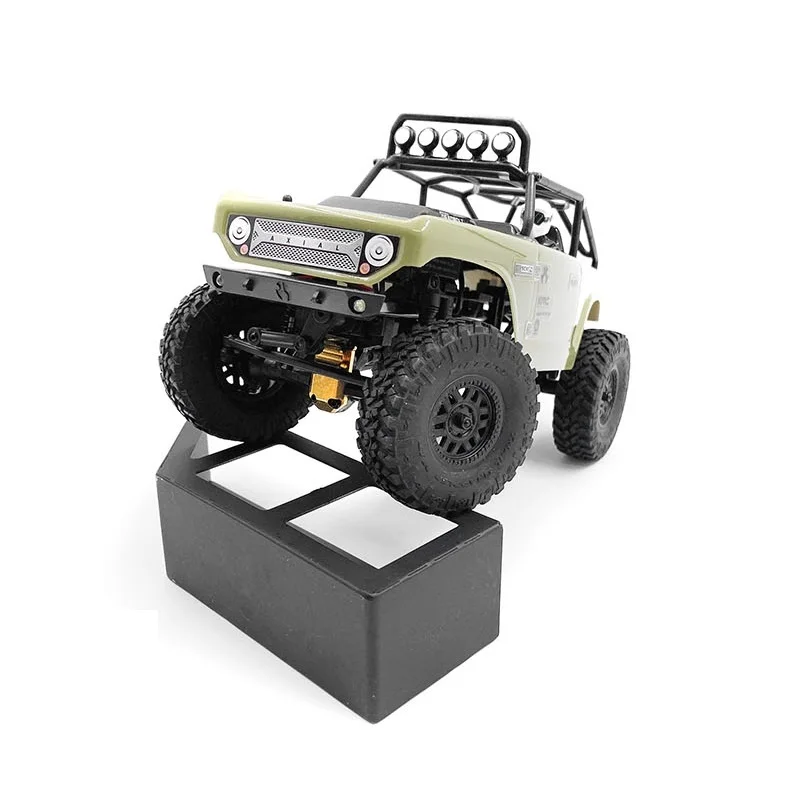 Cubierta de diferencial de latón para coche teledirigido, accesorio para AXIAL SCX24 90081 1/24 RC Crawler, carcasa delantera y trasera