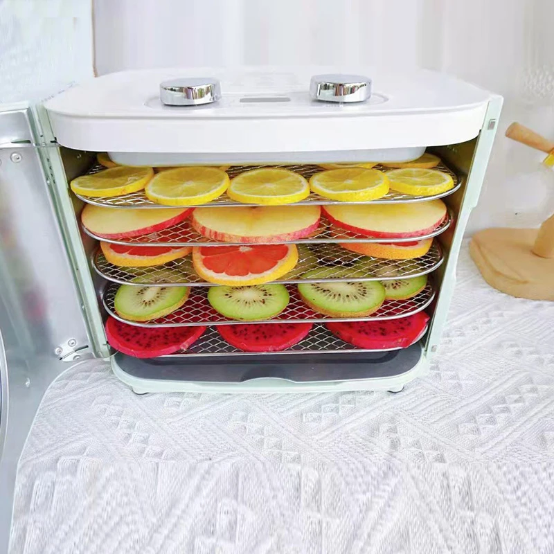 5 Metal Trays Food Dehydrator Fruits Dryer with Brewing Function Digital LED Display For Jerky, Herbs, Meat,Vegetable 8L