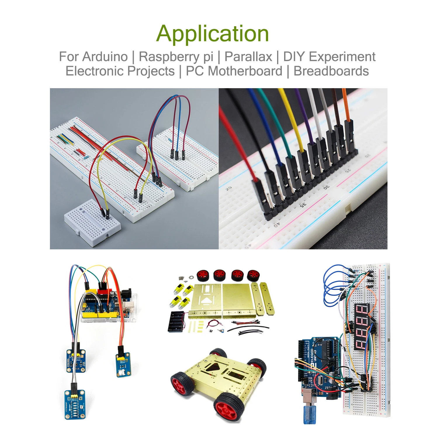 10cm 20cm 30cm Jumper Wire Dupont Cable 24AWG Copper Ribbon Male Female 40 Pin Long Line Connector for DIY Arduino Breadboard