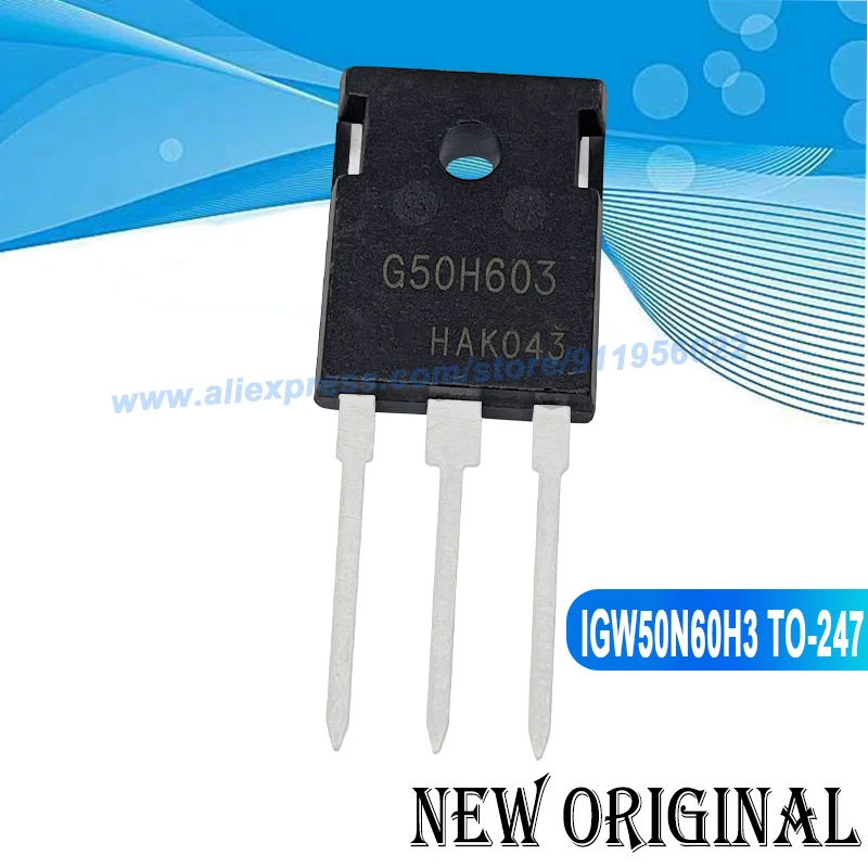 (5 Pieces) IGW50N60H3 G50H603 TO-247 600V 50A