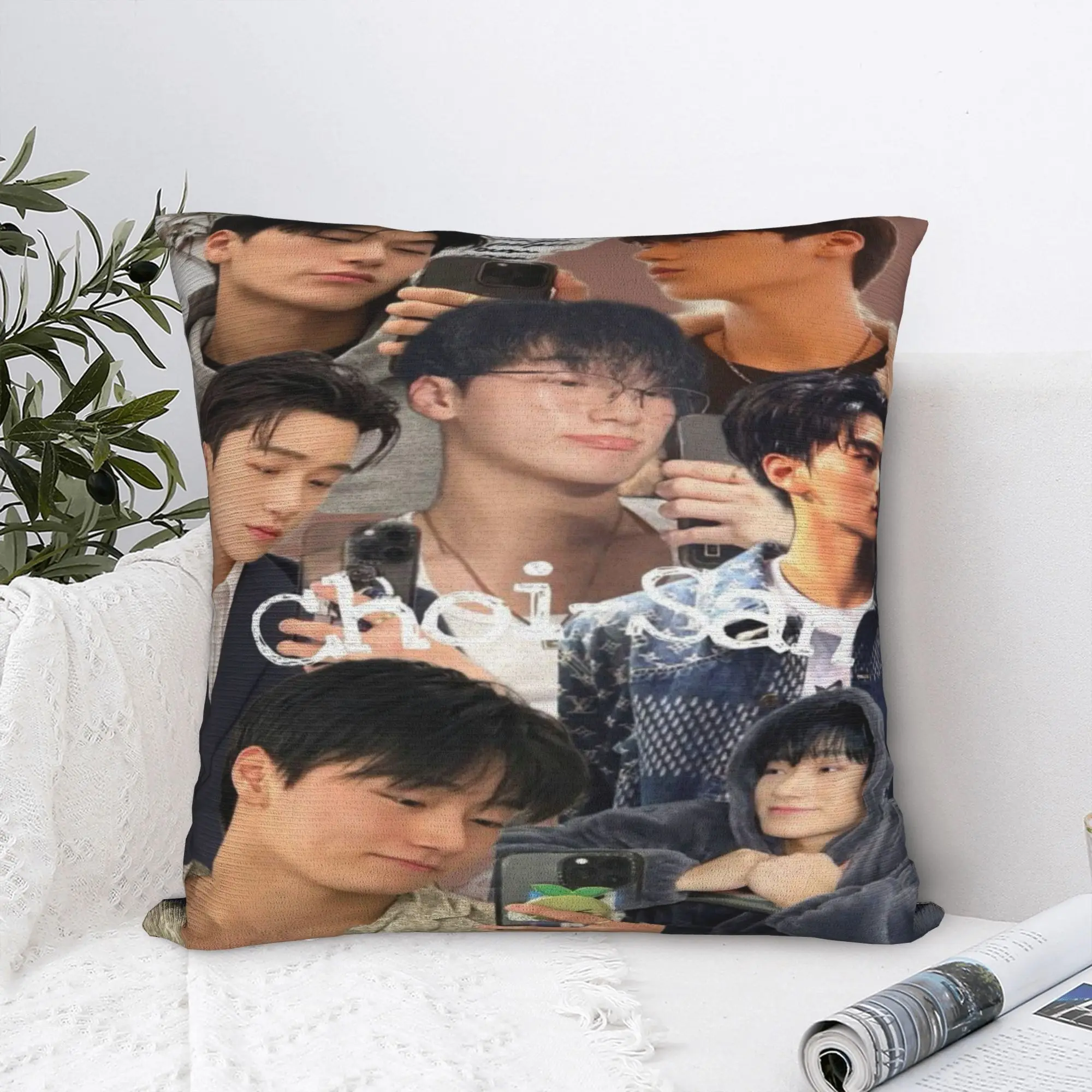 choi san bad ateezs Pillowcases Stuff Soft Cushion Cover  Pillow Covers Seater Decorations Square Multiple Sizes