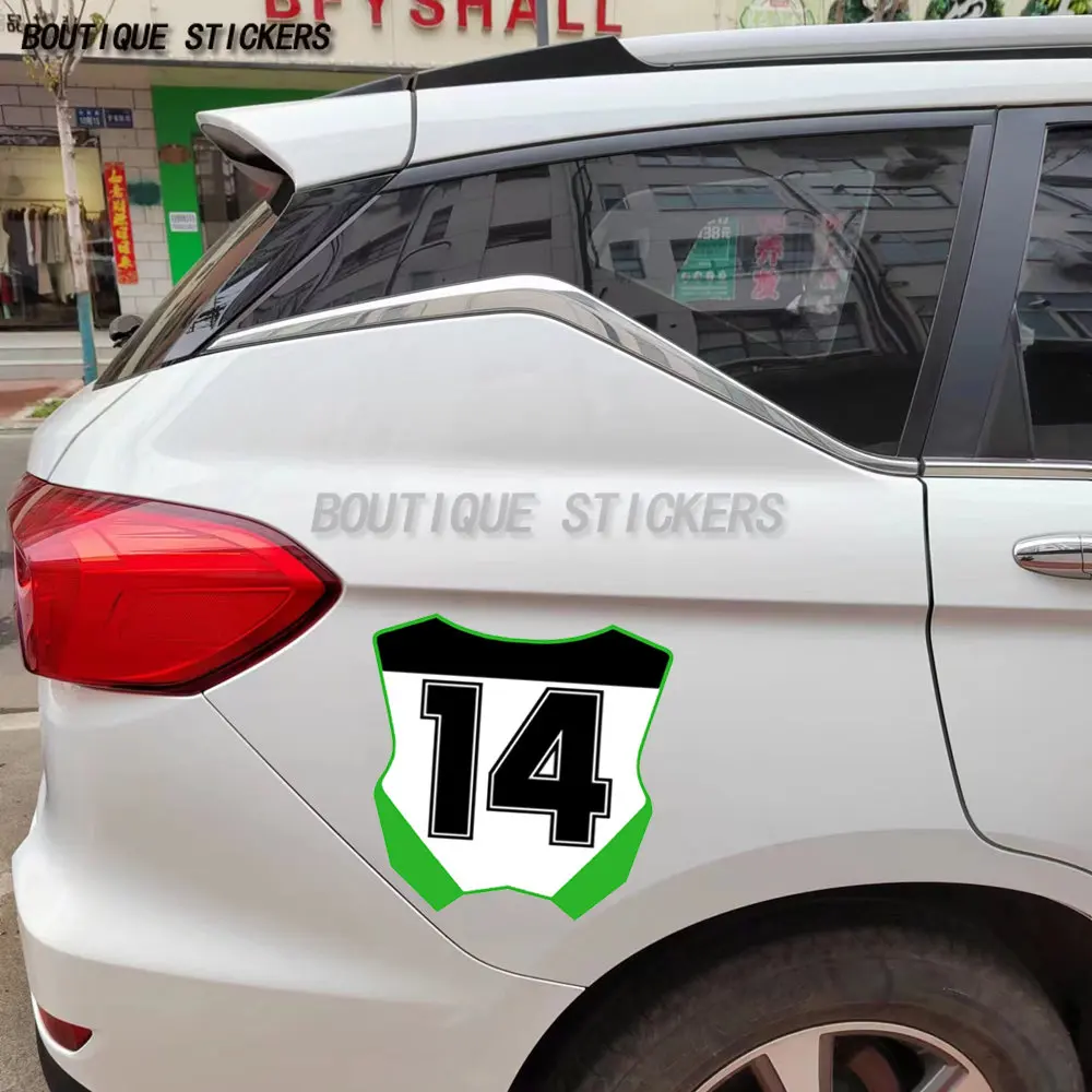 Motorcycle cross country race 4x4 cross country vehicles 3, 7, 13, 16, 17, 21, 22, 23, 27, 69, 77, 88, 94, 259 numbered stickers