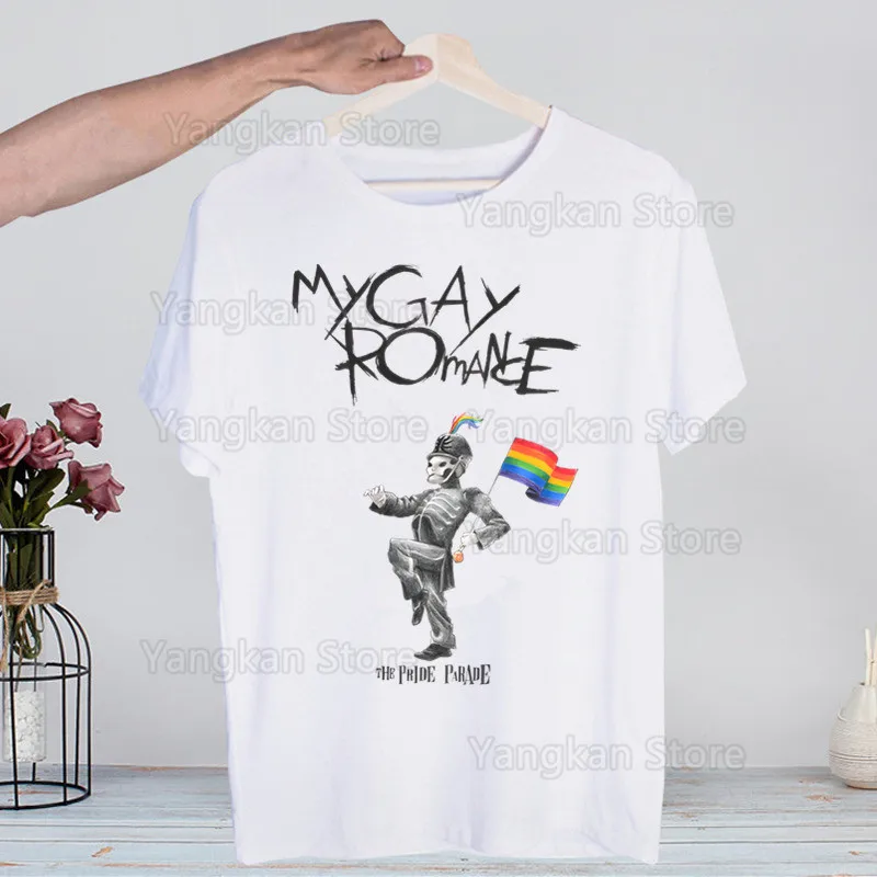 

My Chemical Romance Mcr Punk Emo Rock рубашка новинка забавная винтажная мужская футболка с круглым вырезом юмор женская футболка подарок