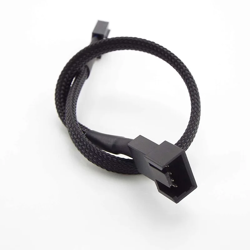 Kabel adaptor PWM 1/2/3/4pin, 1 Splitter kipas CPU komputer kabel daya ekstensi kipas PC C4