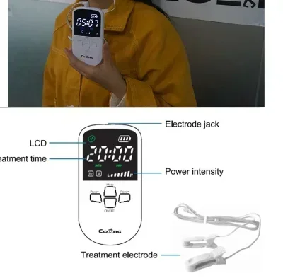 

ES Microcurrent Ear Clip Sleep Aid Device Relieve Insomnia Promote Fast Sleep Deep Sleep Anxiety Depression Reliever