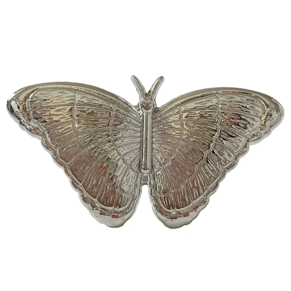 Furniture Handles Wardrobe Knob Home Bedroom Zinc Alloy Drawer Cupboard Decoration Vintage 1PC Butterfly Shape