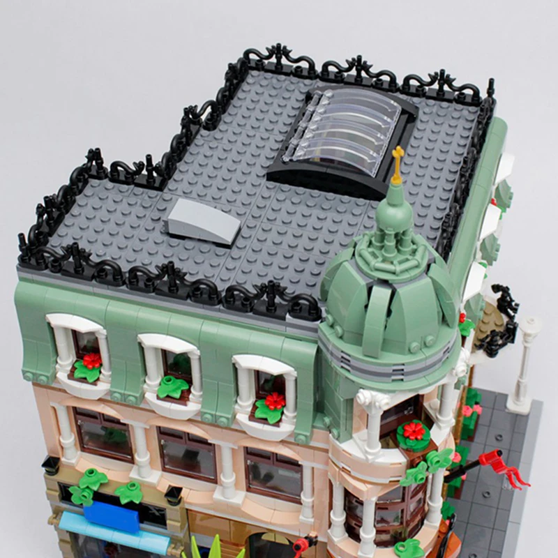 3222 PCS MOC City Street Views Angolo modulare Boutique Hotel Building Block Assemblaggio educativo fai da te Giocattolo per bambini Regali di Natale