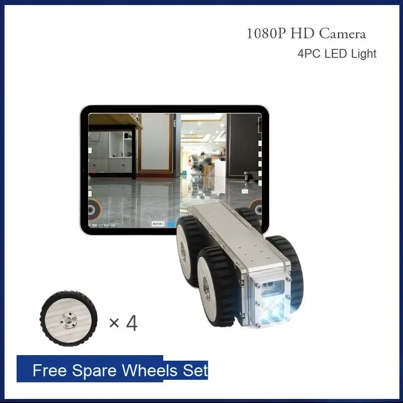 تخصيص CCTV 120 مللي متر WIFI أنبوب صغير فحص الزاحف كاميرا روبوت IP68 مقاوم للماء 100-200 متر كابل APP برنامج العد طول