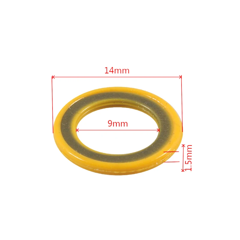 حزمة سهلة الاستخدام مكونة من 10 قطع من حشية سدادة تصريف زيت التشحيم 26-830749 للقوارب البحرية Mercruiser & Mercury