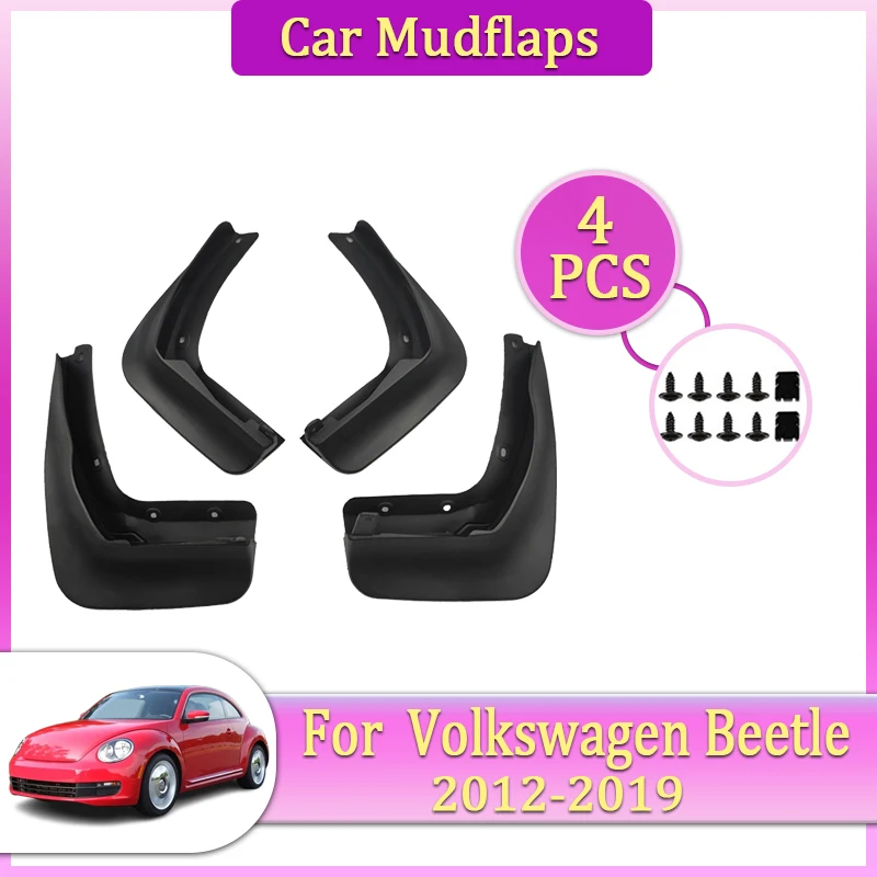

Car Mudguards Parts For Volkswagen VW Beetle A5 2012~2019 Mudflaps Tool Splashs Fenders Flares Cover Guards Auto Mud Accessories