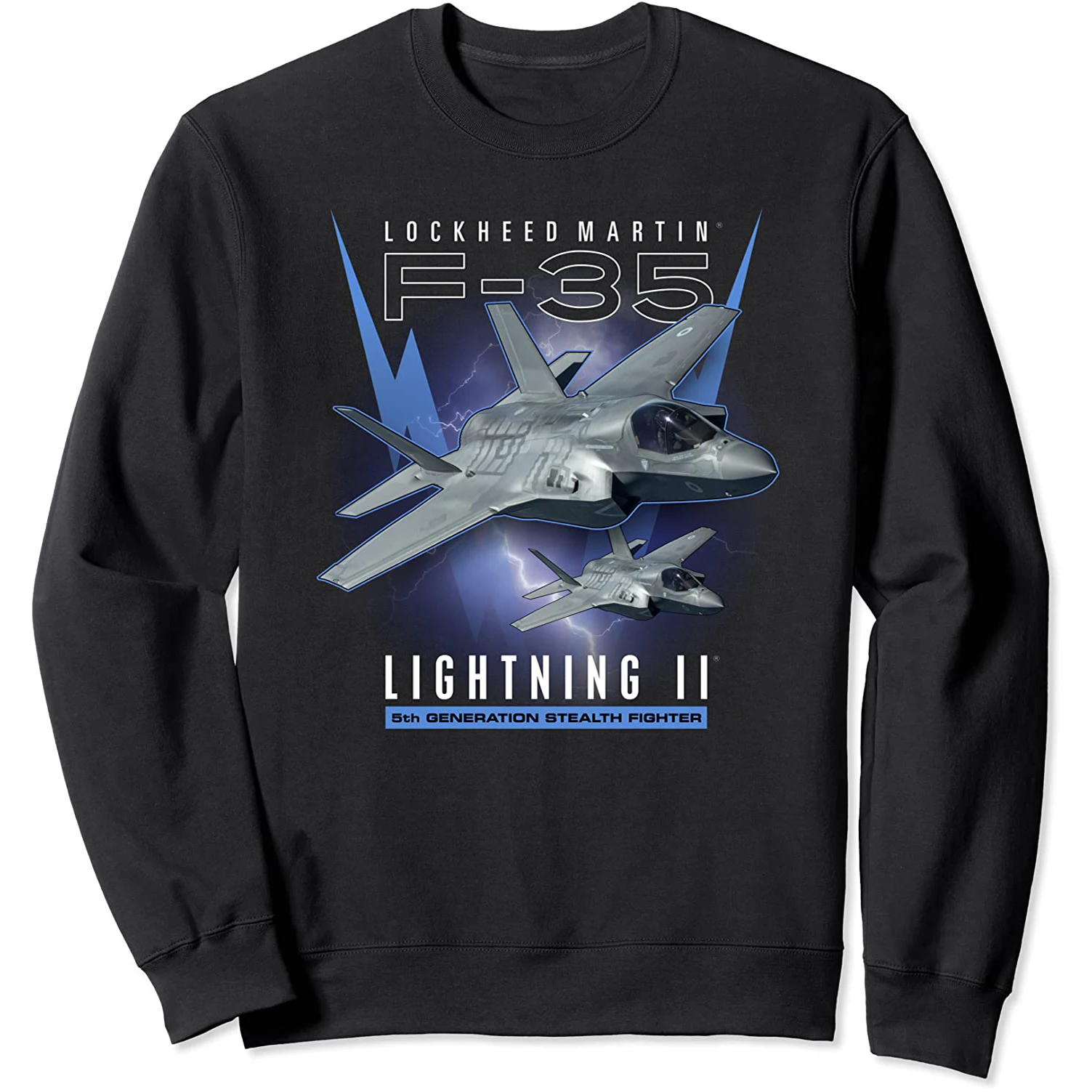 

F-35 Lightning II 5th Gen Stealth Fighter Sweatshirts New 100% Cotton Comfortable Casual Mens Aviation Streetwear