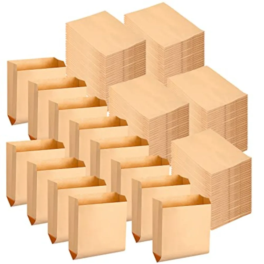 

Waxed Kraft Feminine Hygiene Liner Bag Business Restroom Bathroom Personal Dispensers 7.5 x 10" Waste Receptacle Paper Liners S