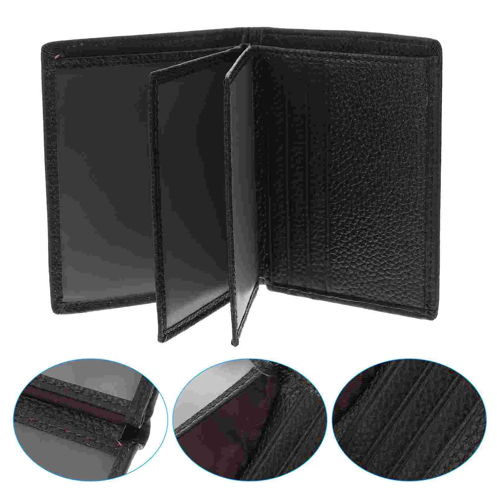 

Driver's License Case Car Registration Wallet Auto Insurance Document Pocket Holder Card and Cowhide Travel