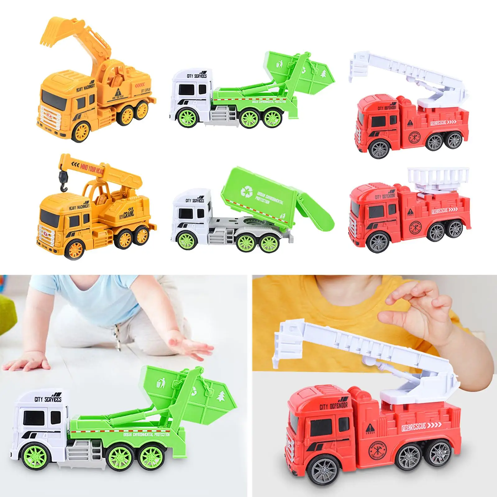 Véhicules de construction pour enfants, jouets de camion, véhicule jouet pour garçons et filles