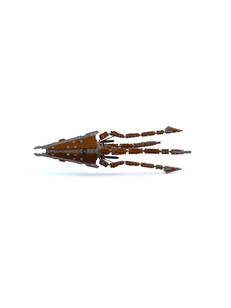 New 2269Pcs Famous Star Battle Movie Moc Trident Assault Ship Model Diy Creative Ideas Bricks Toy Birthday Gift Building Blocks
