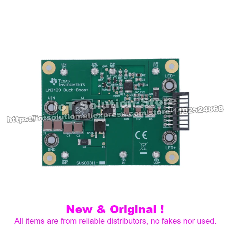 LM3429BKBSTEVAL/NOPB — LM3429 - N-Channel Controller LED Driver Buck-Boost Evaluation Board