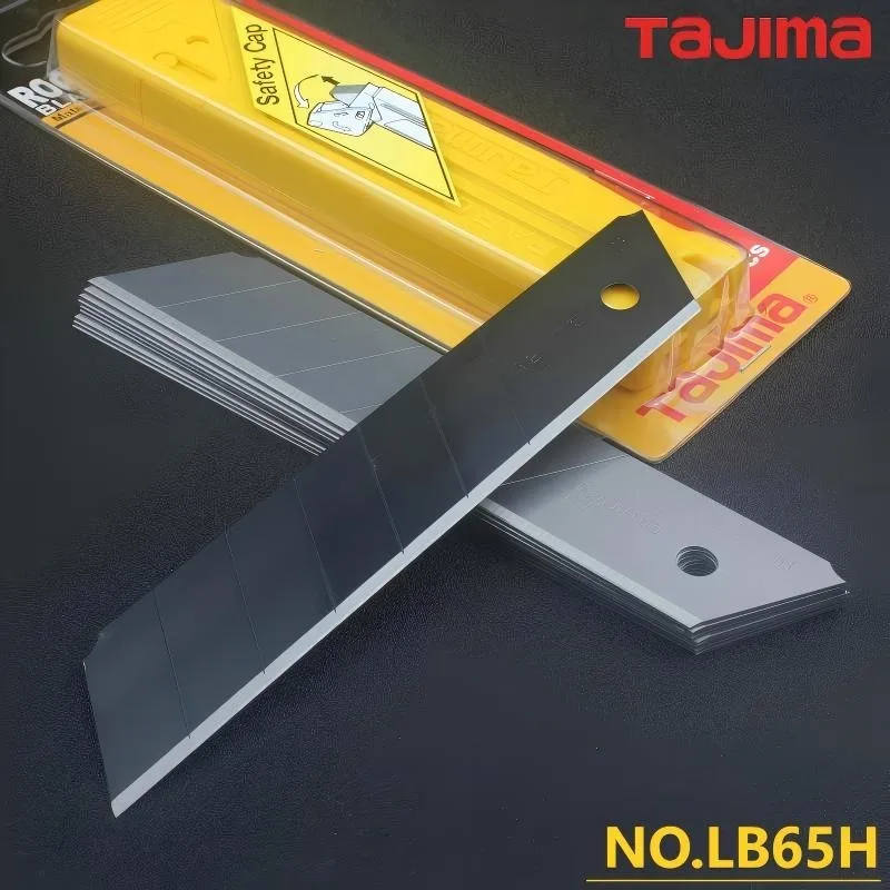 

TAJIMA 1102-0201 LB65H Многоцелевое очень большое лезвие 25 мм, 10 шт., универсальный нож, большое острое сменное лезвие H-типа