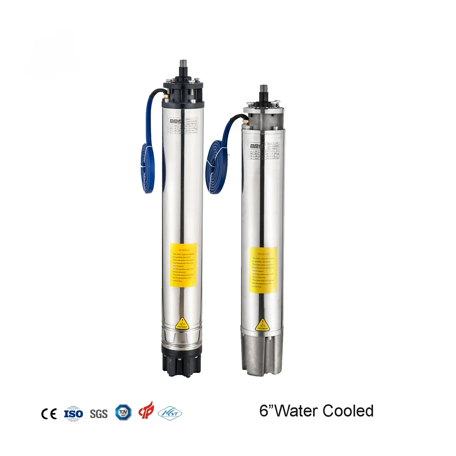 6 Inch Bomba Sumergible De 6pulgadas Con 25 Horse Power AC Electric Water Cooled Groundwater Submersible Pump