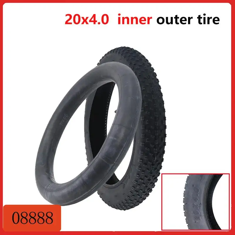 

Новые покрышки 20X4.0 (внутренние и внешние) подходят для электрических фэтбайков и снегоходов.