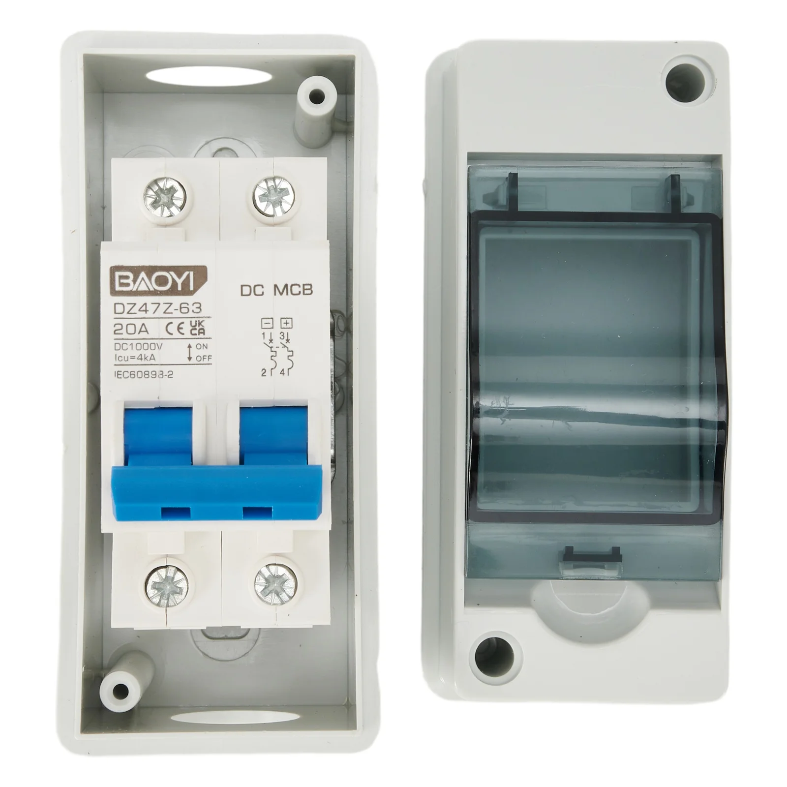 IP65 Waterproof Circuit Breaker Box with Overload Protection for PV Disconnector DC AC1000V Solar Energy Disconnector