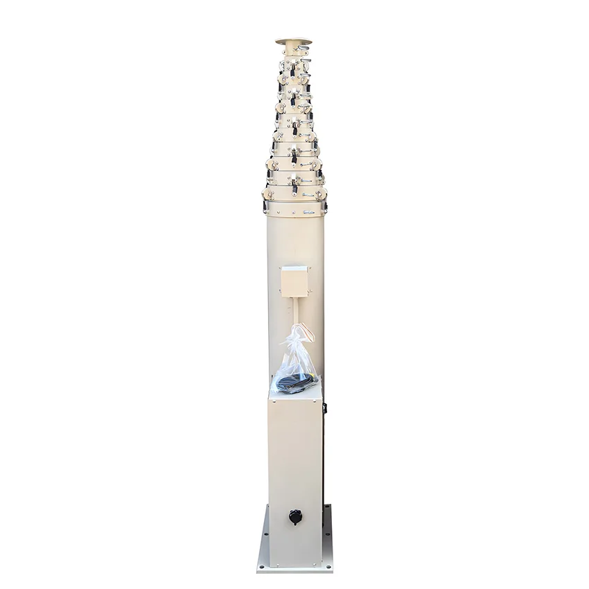 Portable Telescopic Mast for Lights Antennas Cameras-Telecommunication Towers & Accessories