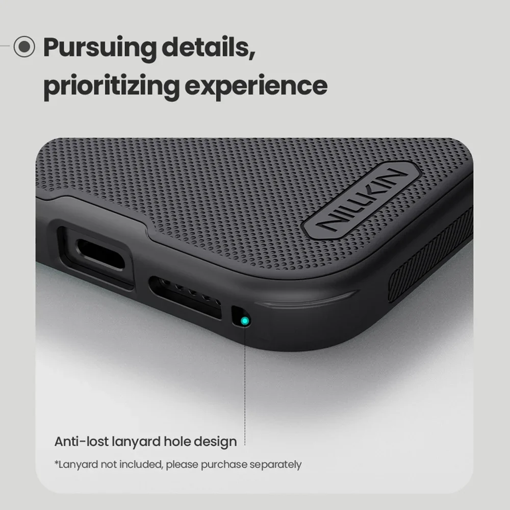 NILLKIN For iPhone 17 Pro Max Magsafe Case Super Frosted Shield Pro Magnetic Wireless Charging Back Cover For iPhone 17/17 Pro