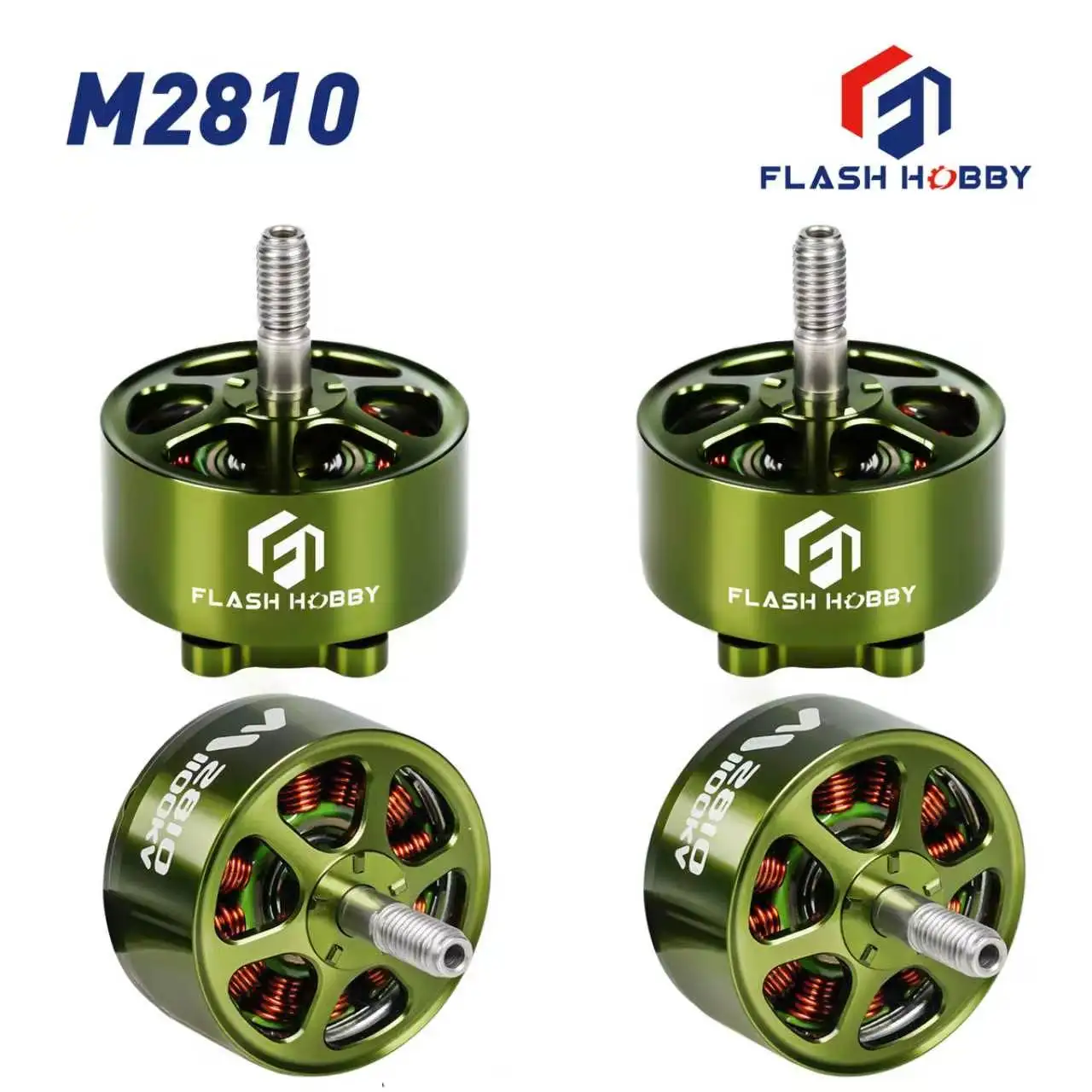 4PCS FLASHHOBBY 2810 M2810 1100KV Brushless Motor 3-6S for RC Model/Airplane/RC CAR/RC BOATS Parts