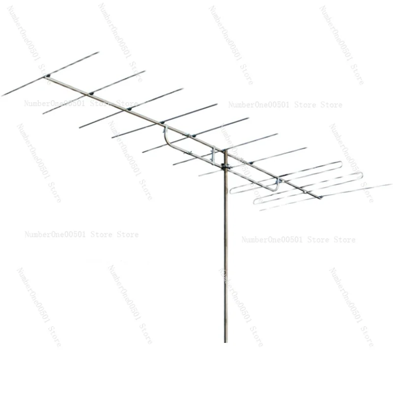 High Gain Remote Receive Directional FM Radio 10 Unit Yagi FM Antenna