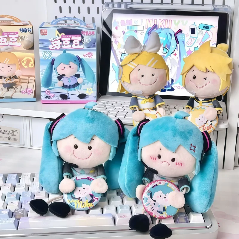 

Плюшевая подвеска Ldcx Yadoudou Series Hatsune Miku Kagamine Rin Len: Модная коллекционная кукла-украшение для рабочего стола, игрушка, подарок на день рождения