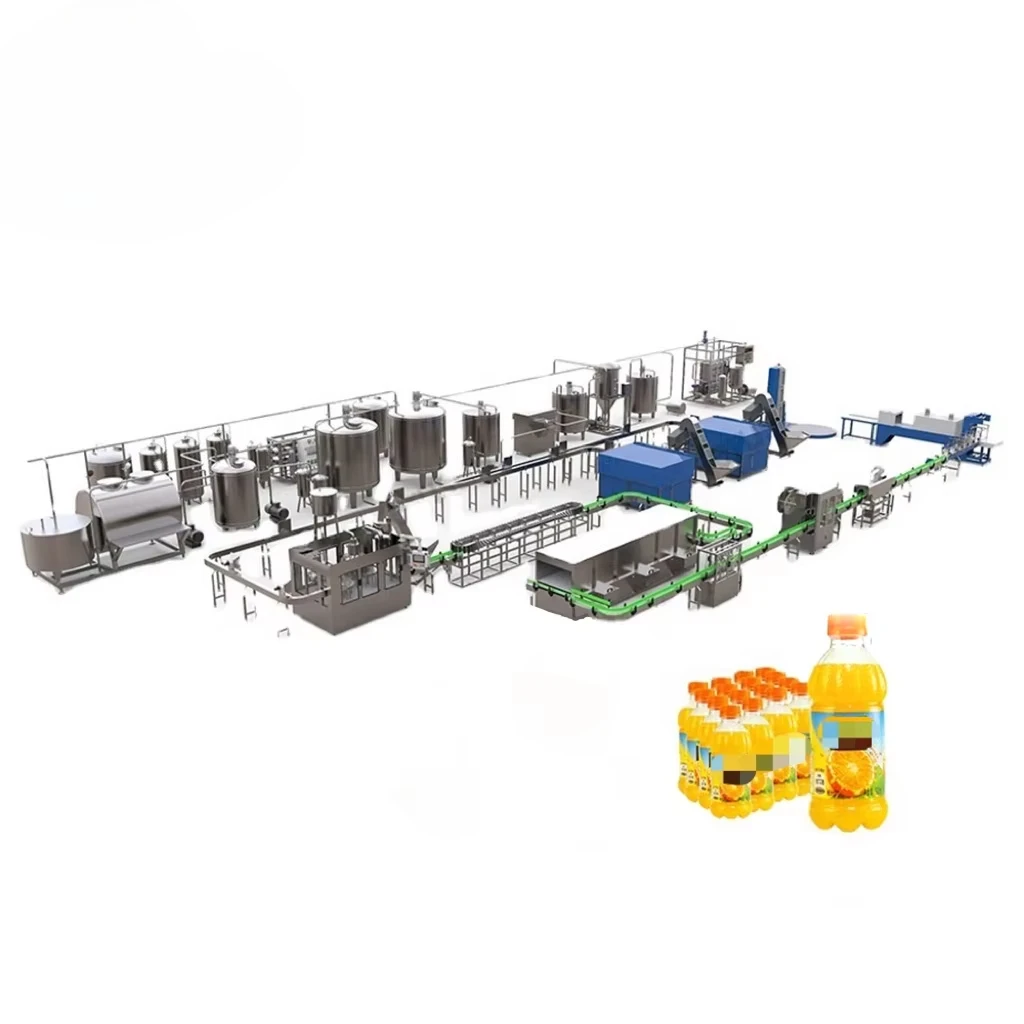 YG Customized New Hot Sale Complete Mango Lemon Fruit Juice Bottling Machine Factory