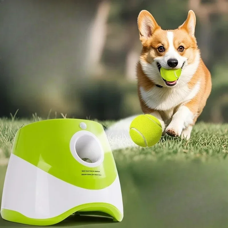 Pet automatic serve machine, tennis ball launcher, throw ball machine