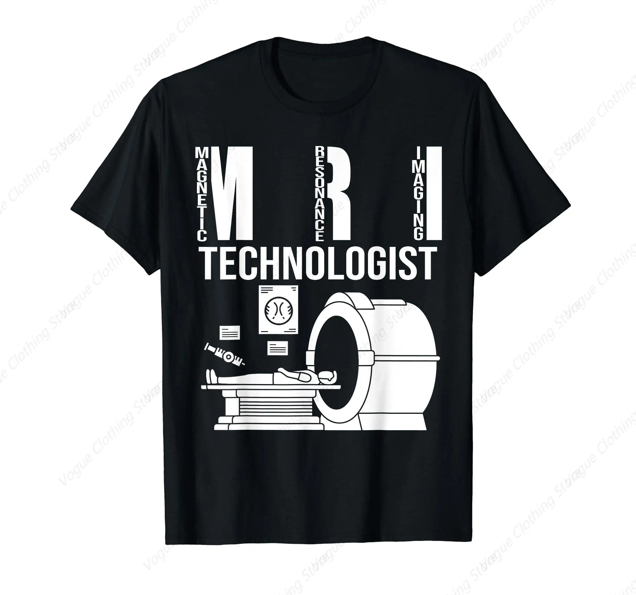 Mri Technologist Rad Tech Student Magnetic Resonance Imaging T-Shirt Cotton Clothing Outdoor Leisure Daily Tee